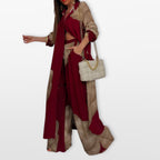 Women’s Boho Shirt And Pants Set