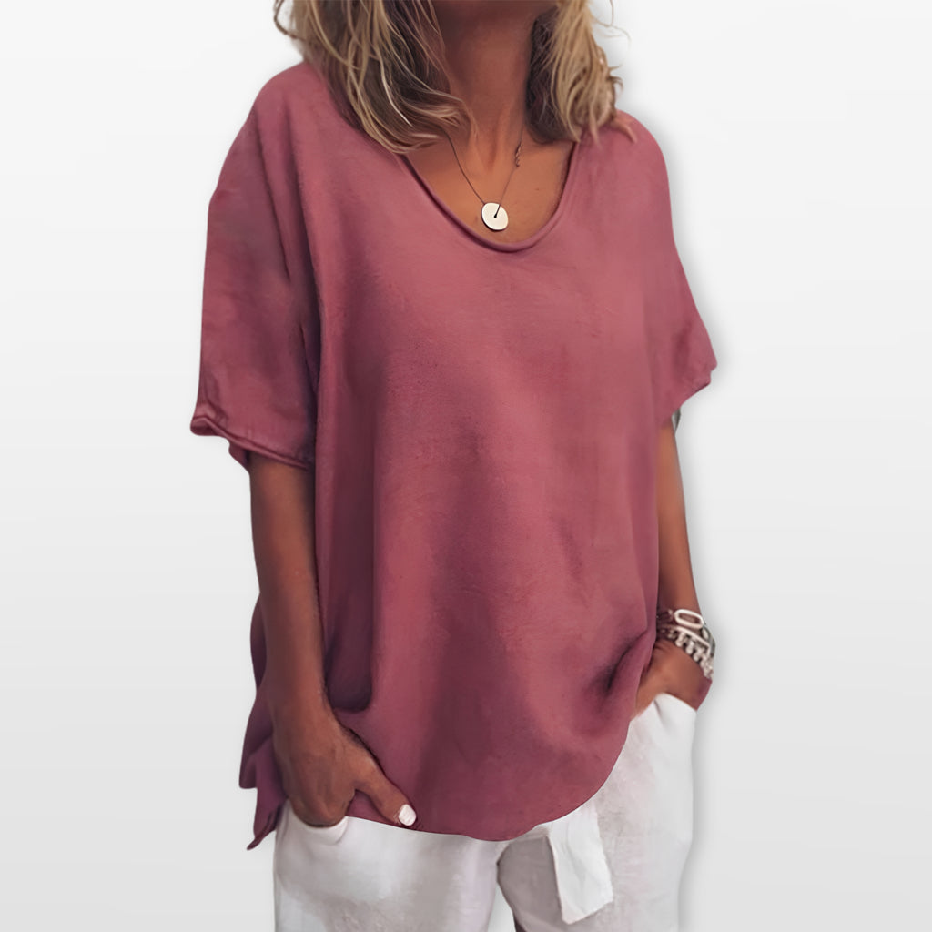 Women Loose Fit Casual T Shirt