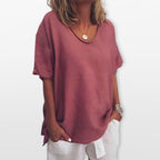 Women Loose Fit Casual T Shirt