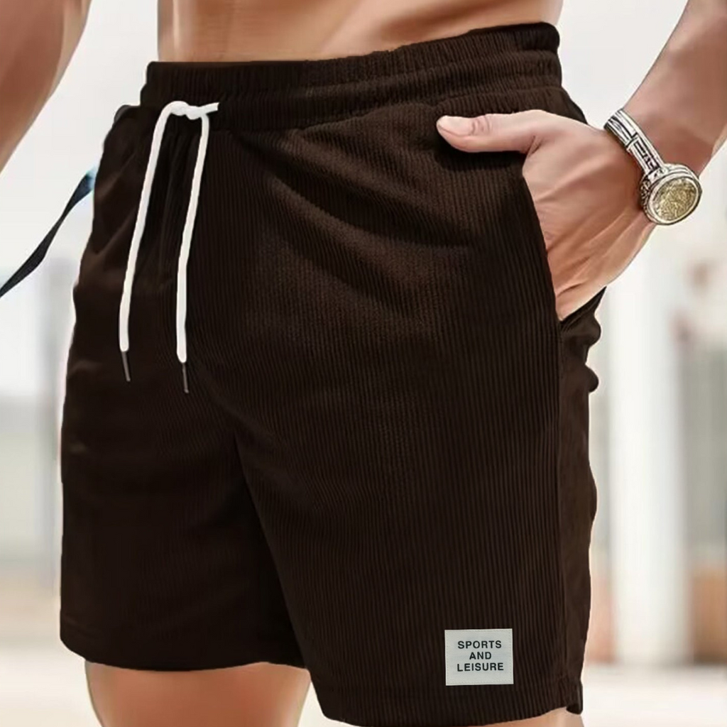 Men's Corduroy Drawstring Shorts