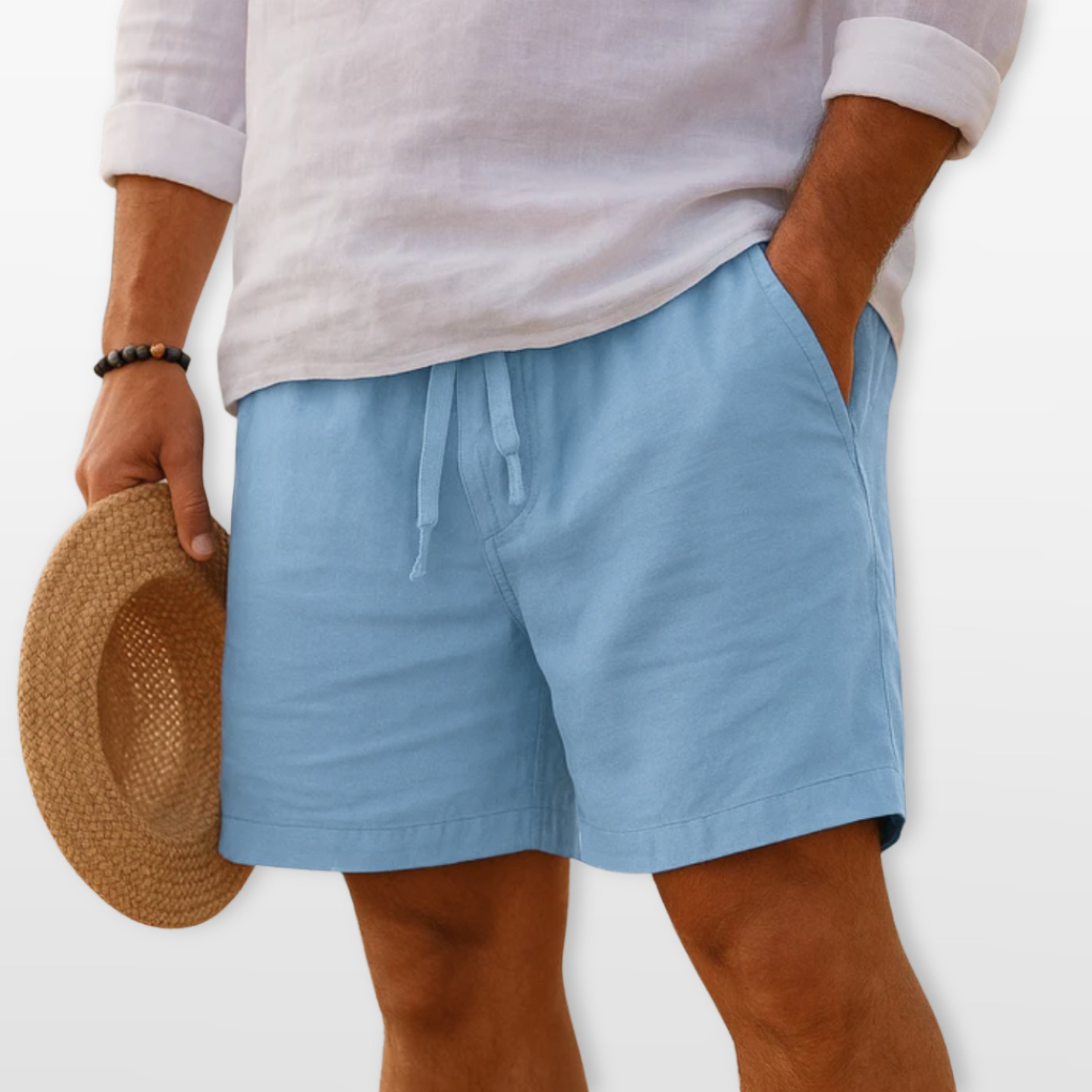 Men’s Drawstring Shorts Relaxed Summer Fit