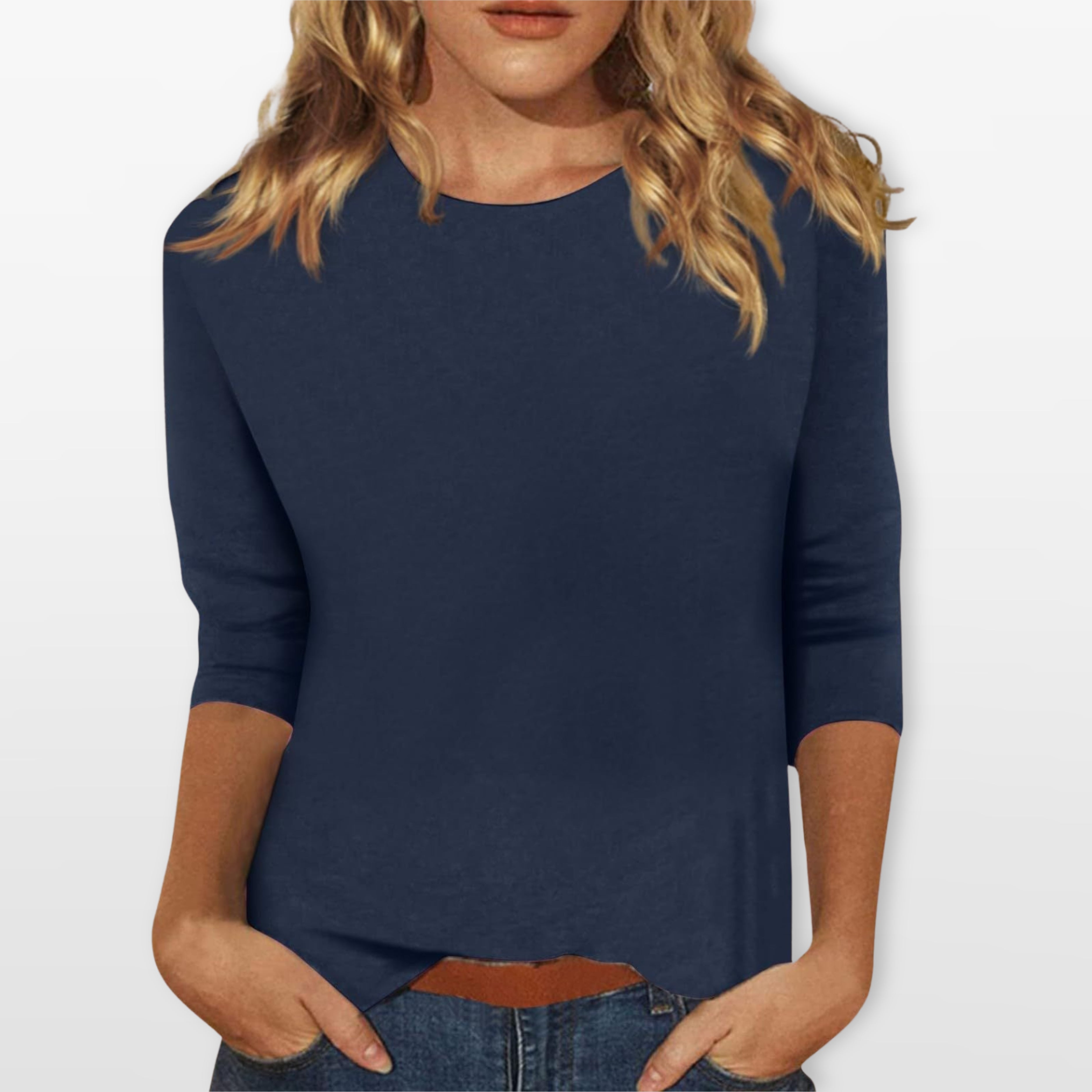 Women’s Casual Long Sleeve Top Relaxed Everyday Blouse