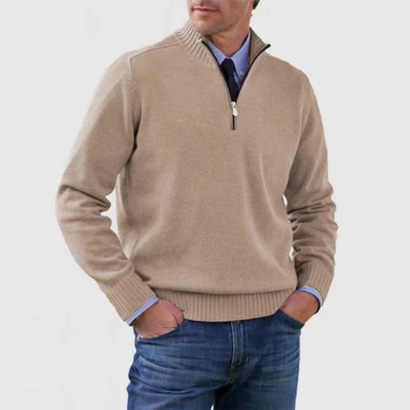 Men’s Classic Quarter-Zip Sweater