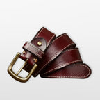 Men’s Leather Belt Casual Buckle Vintage Style