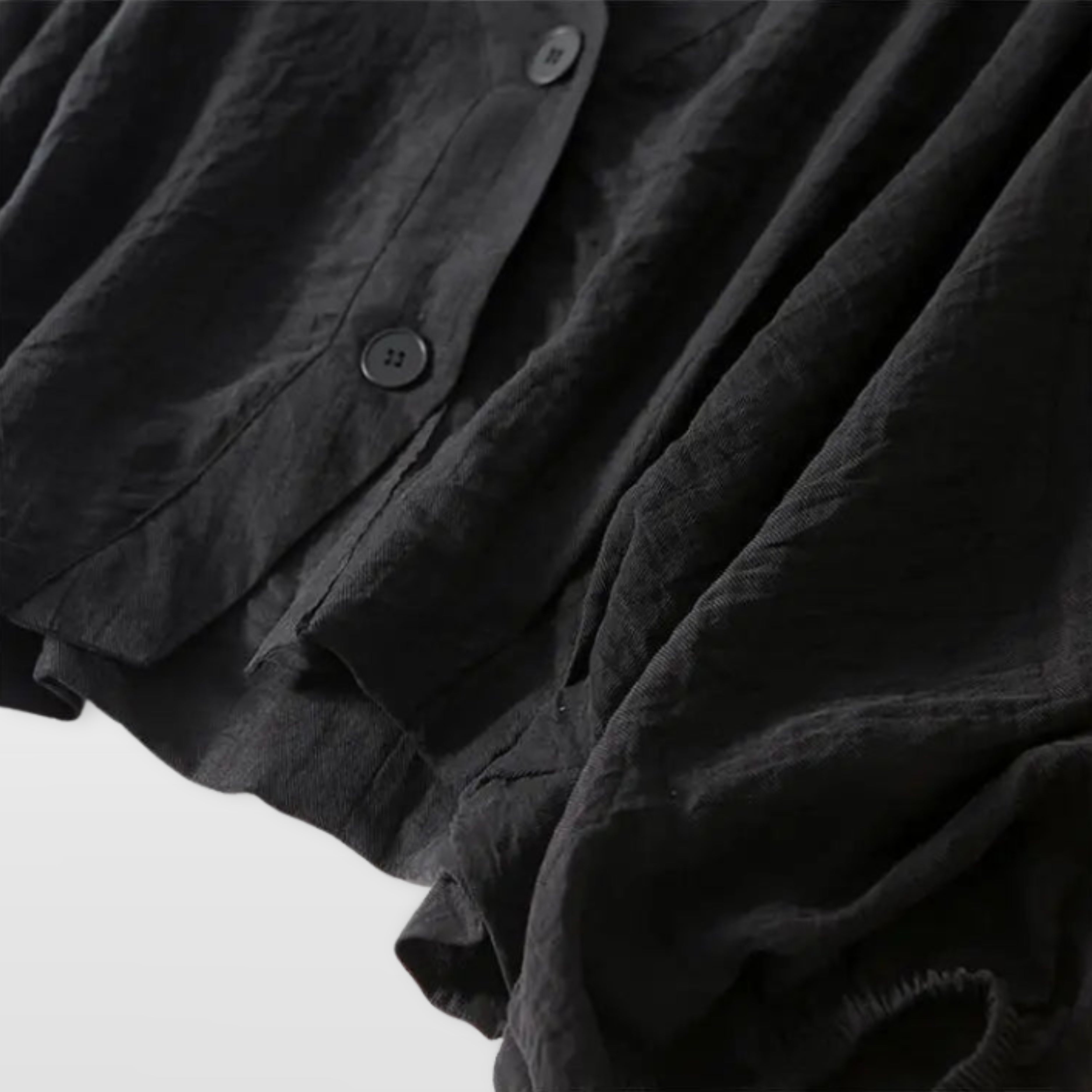 Women’s Linen Button Blouse Oversized Fit
