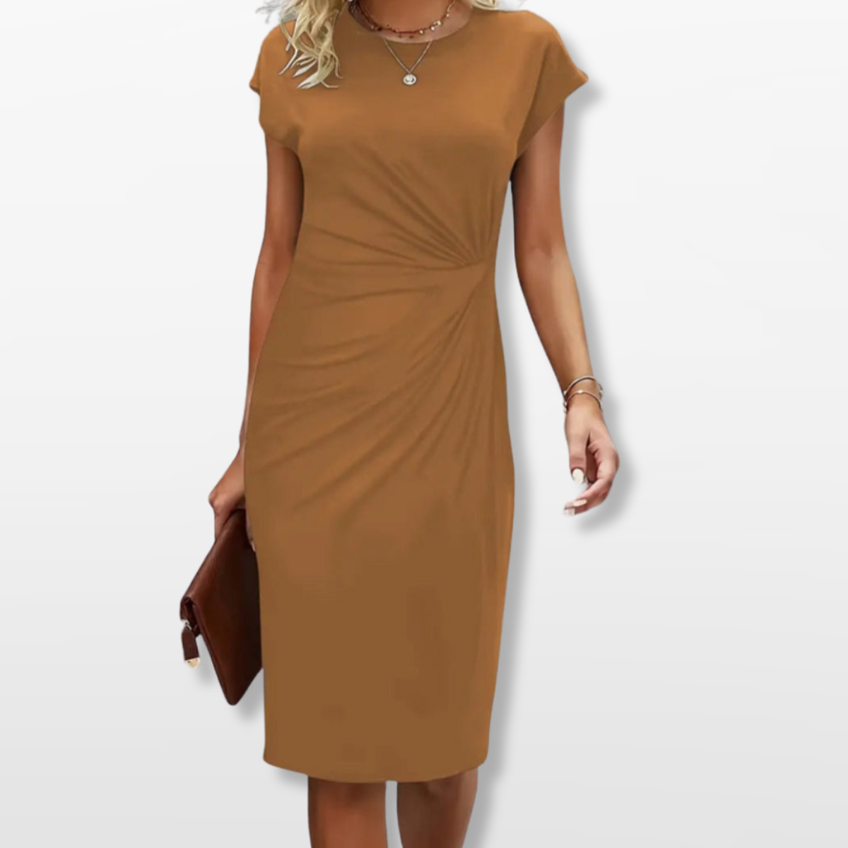 Women Elegant Bodycon Midi Dress