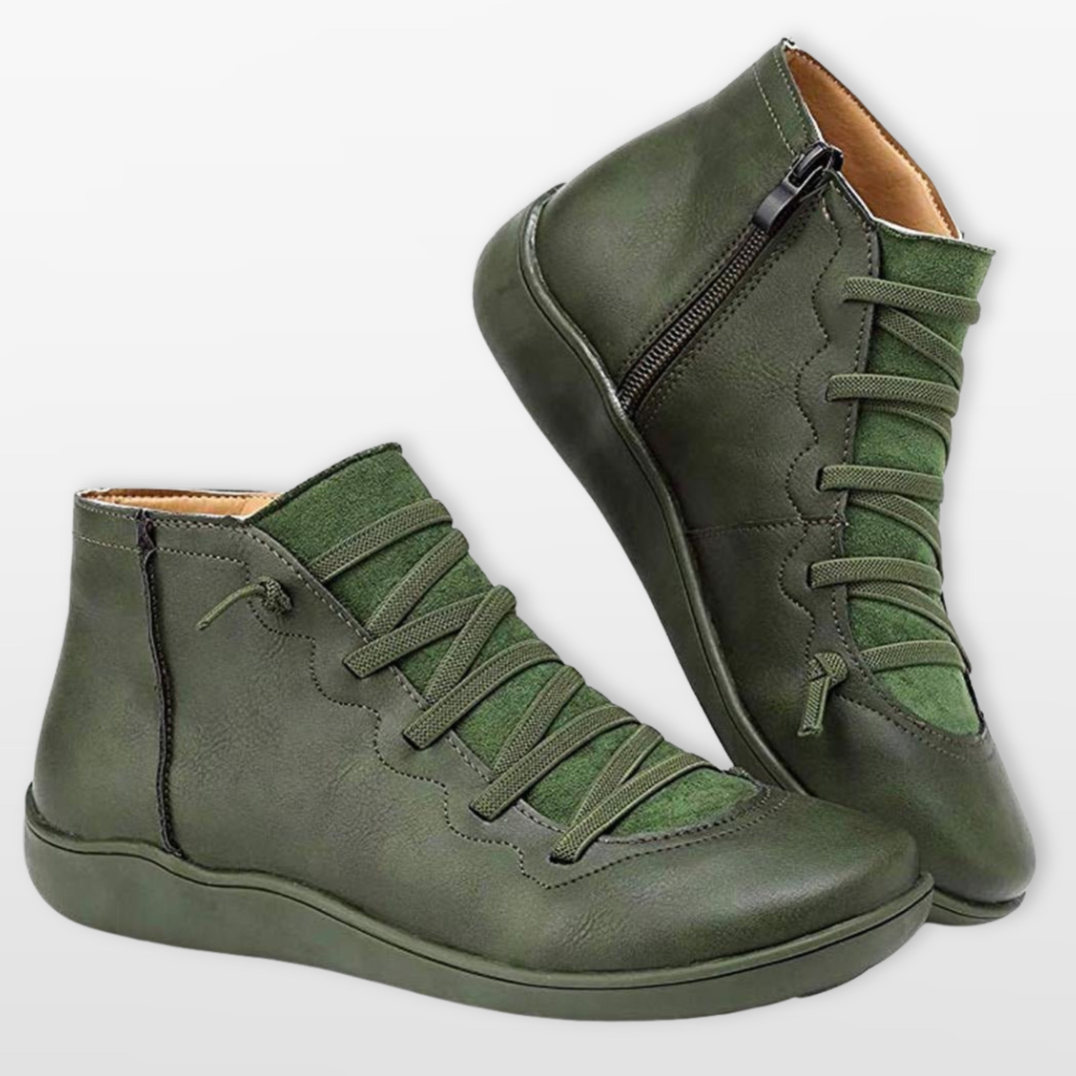 Women’s Orthopedic Ankle Boots Comfort Zip
