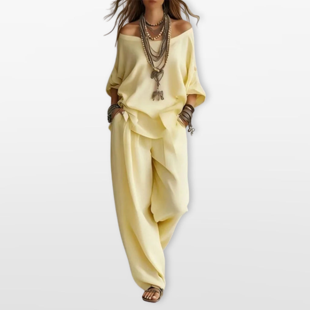 Women’s Two Piece Wide Leg Set