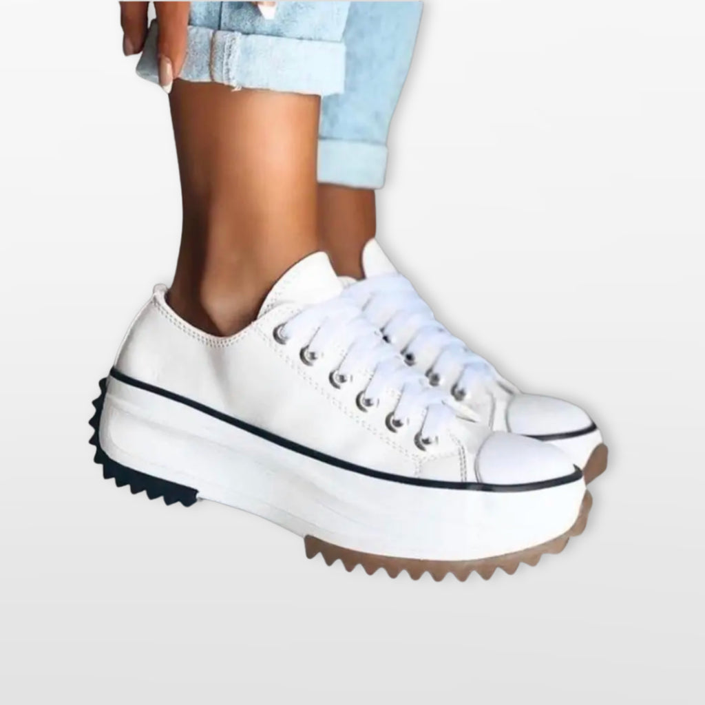 Women Platform Lace Up Sneakers