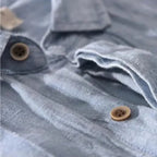 Men’s Linen Shirt Casual Short Sleeve