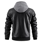 Men's Hooded Short Zip Jacket