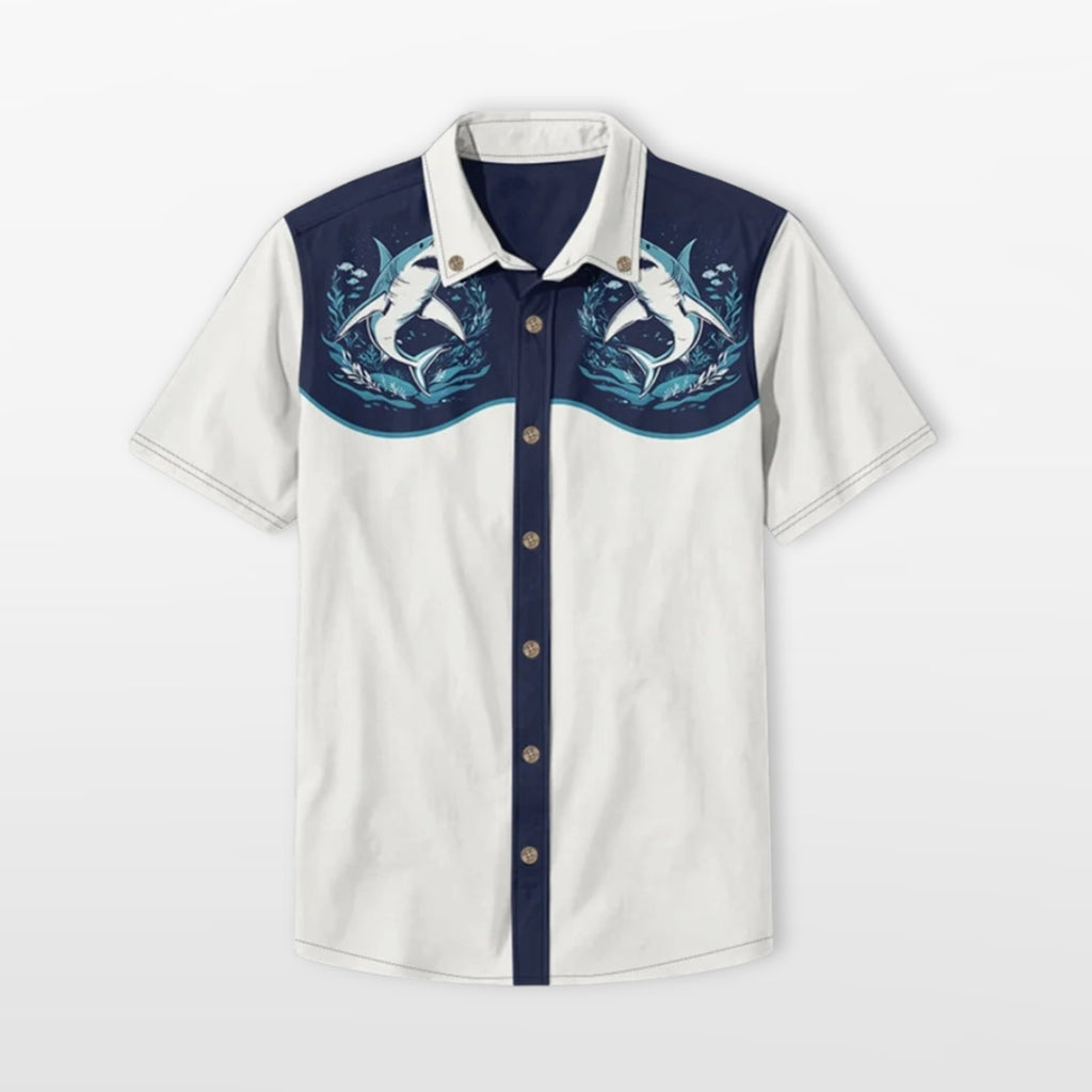Men's Western Short Sleeve Shirt