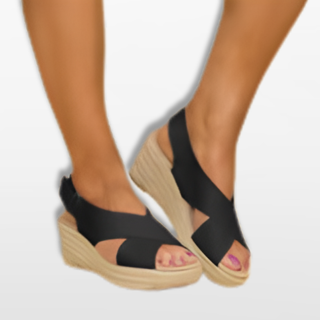 Women Platform Wedge Sandals Open Toe