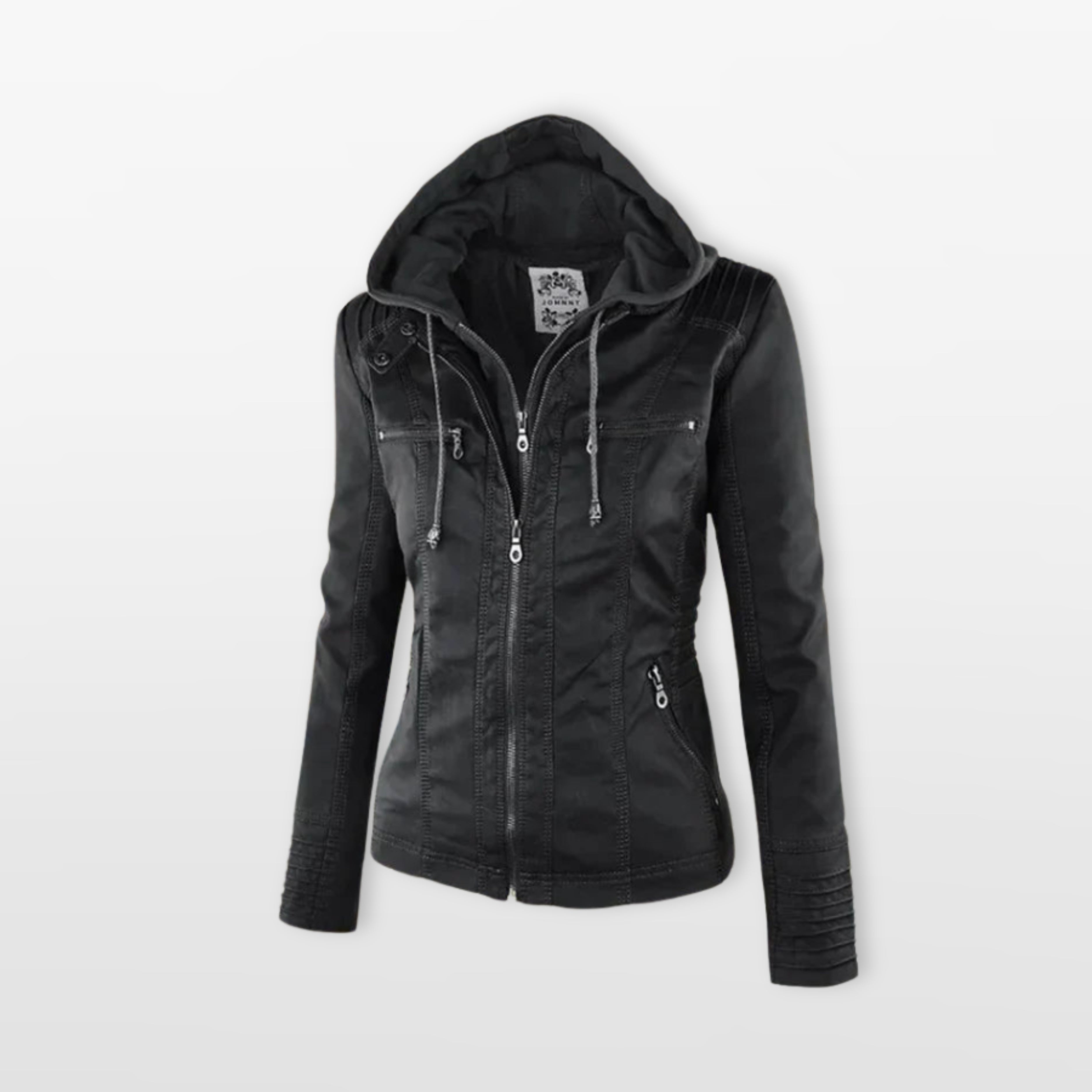 Women’s Fitted Jacket Zip Up Moto