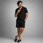 Men’s Short-Sleeve Shirt and Shorts Set
