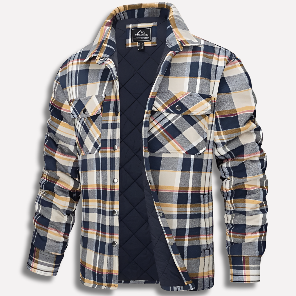 Men’s Plaid Shirt Jacket