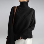 Women's Textured Knit Crew Neck Sweater