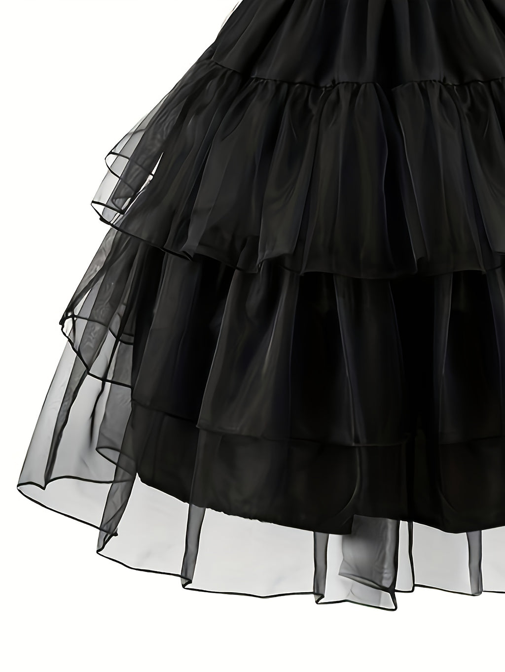Women’s Halloween Wednesday Costume Dress Set
