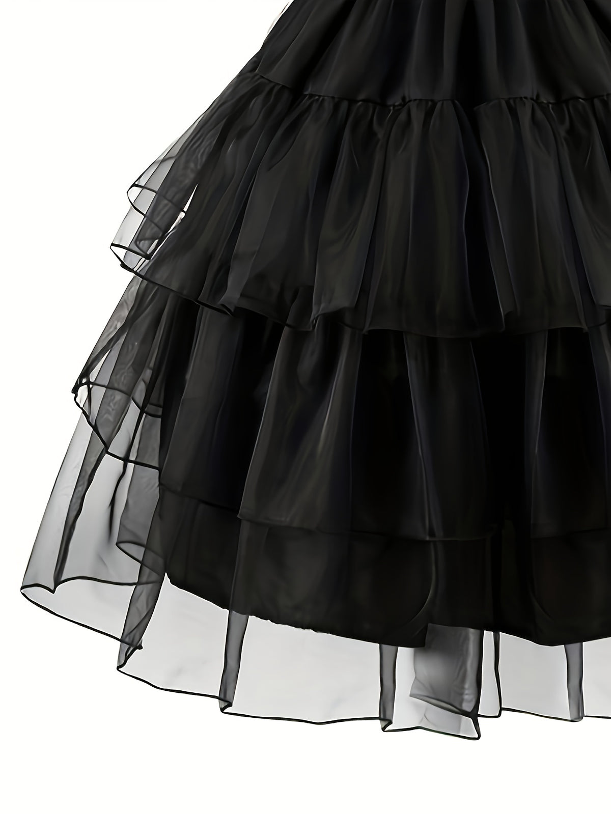 Women’s Halloween Wednesday Costume Dress Set