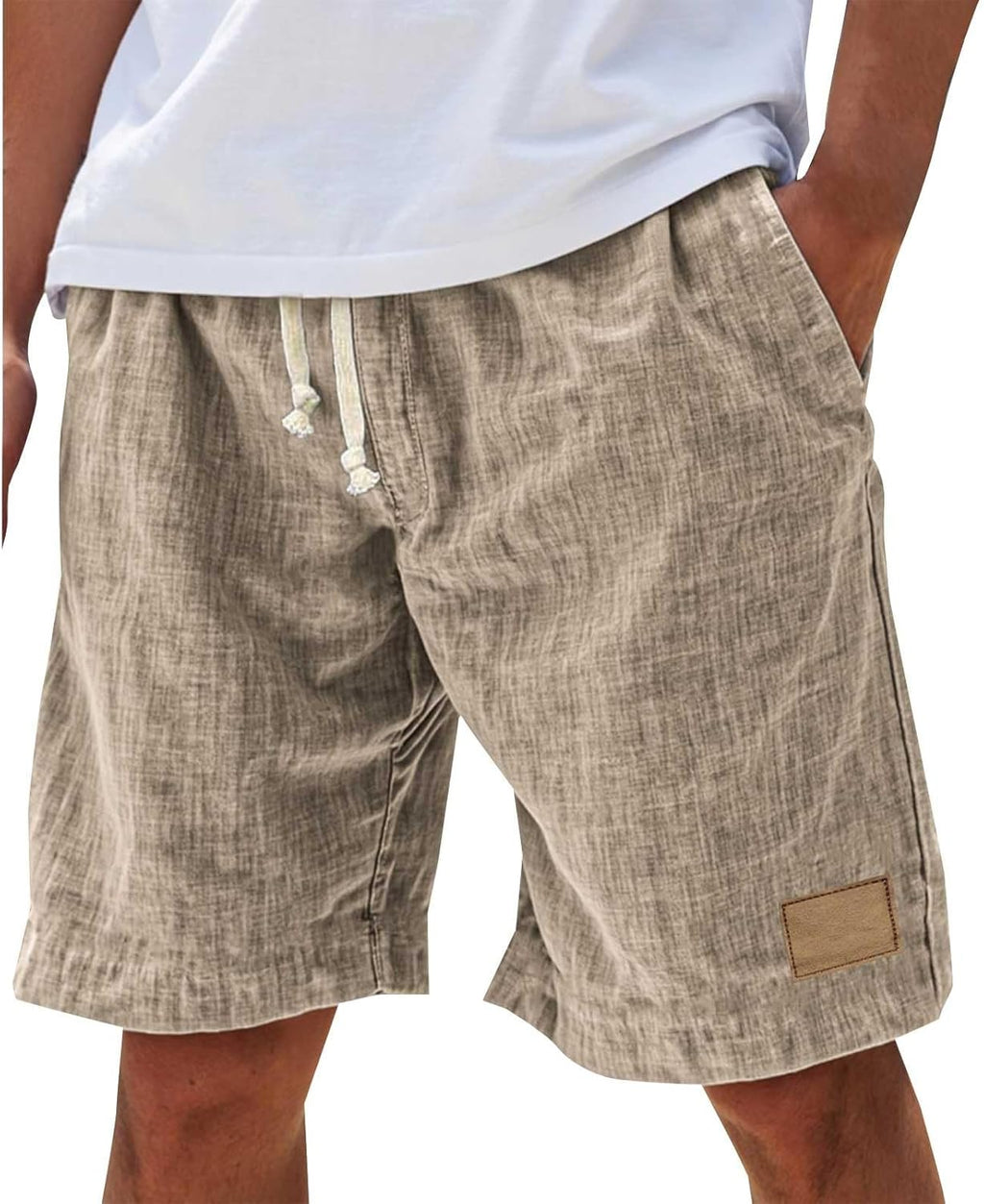 Men's Linen Drawstring Shorts