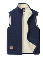 Men's Zip Front Stand Collar Vest