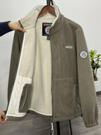 Men’s Full-Zip Stand Collar Jacket