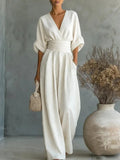 Women's Wrap Maxi Jumpsuit