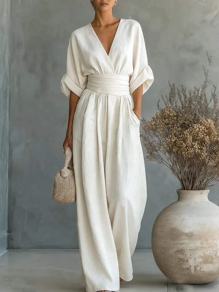 Women's Wrap Maxi Jumpsuit