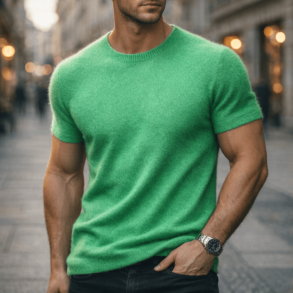 Men’s Knit T-Shirt Casual