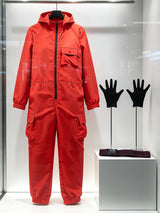 Unisex Halloween Hooded Heist Costume Jumpsuit