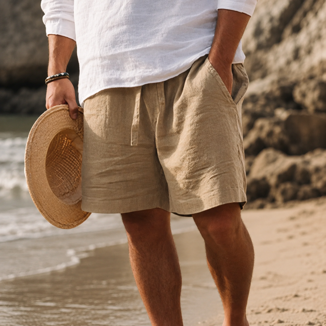Men's Casual Linen Shorts