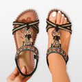 Women Boho Strappy Flat Sandals