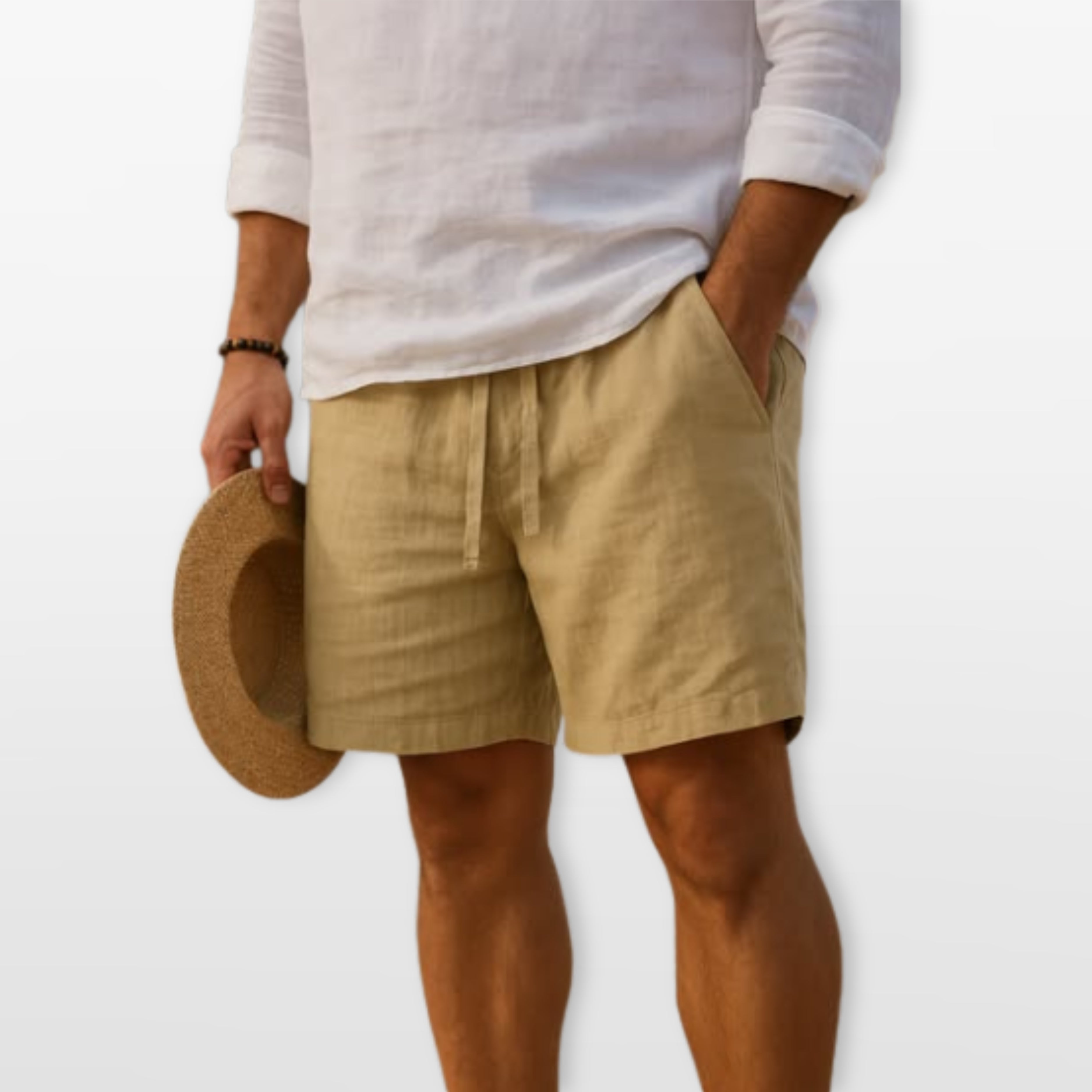 Men’s Drawstring Shorts Relaxed Summer Fit