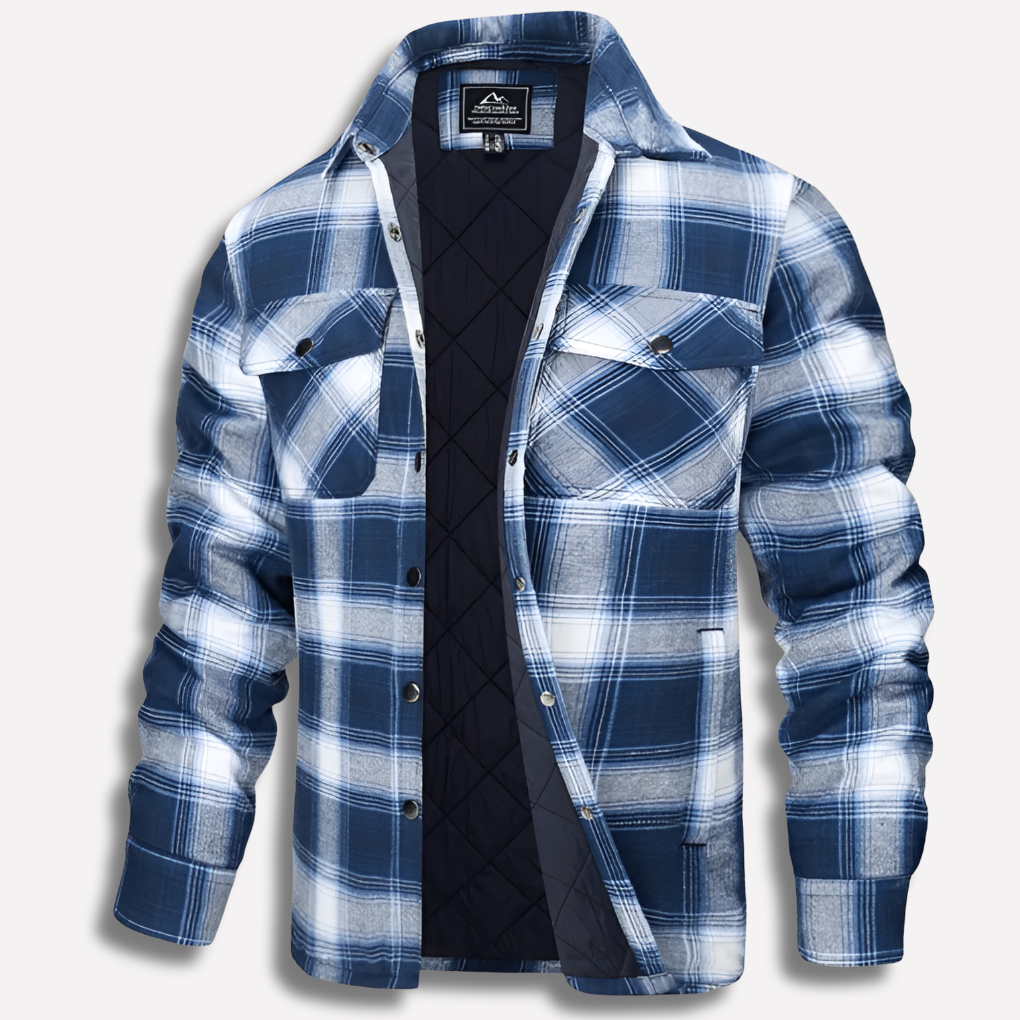 Men’s Plaid Shirt Jacket