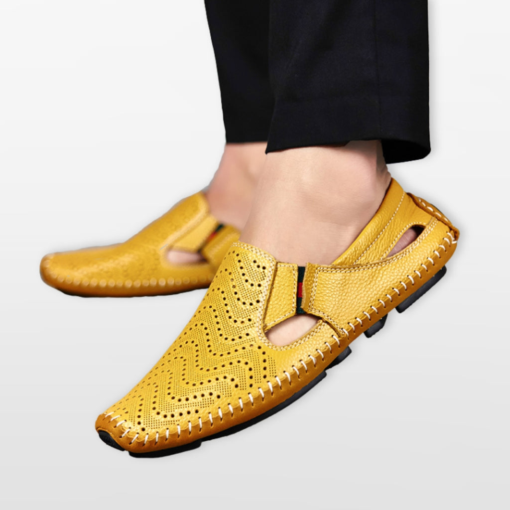 Men's Perforated Slip-On Loafers