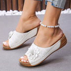 Women’s Floral Comfort Wedge Sandals