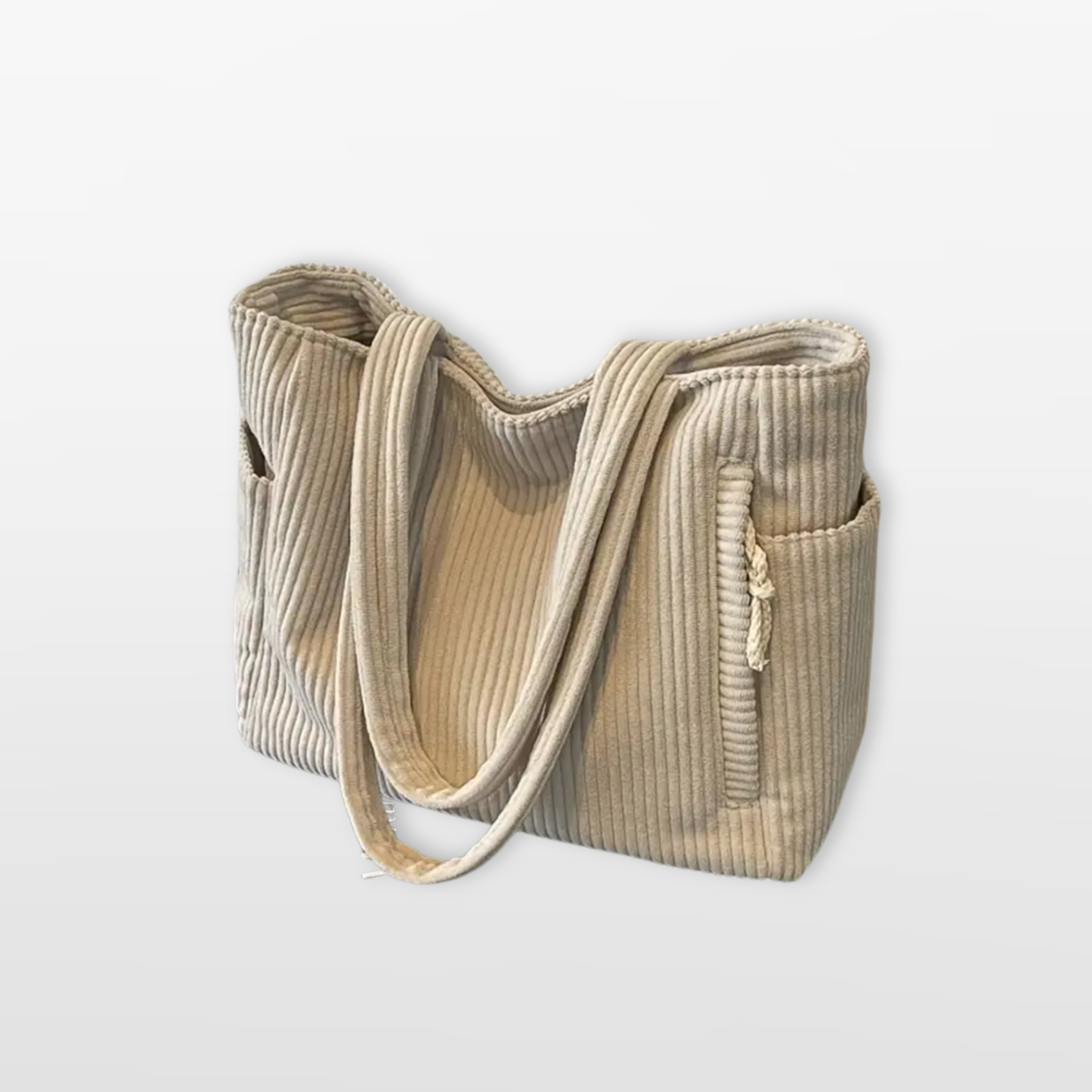 Women’s Corduroy Tote Bag Casual Shopper