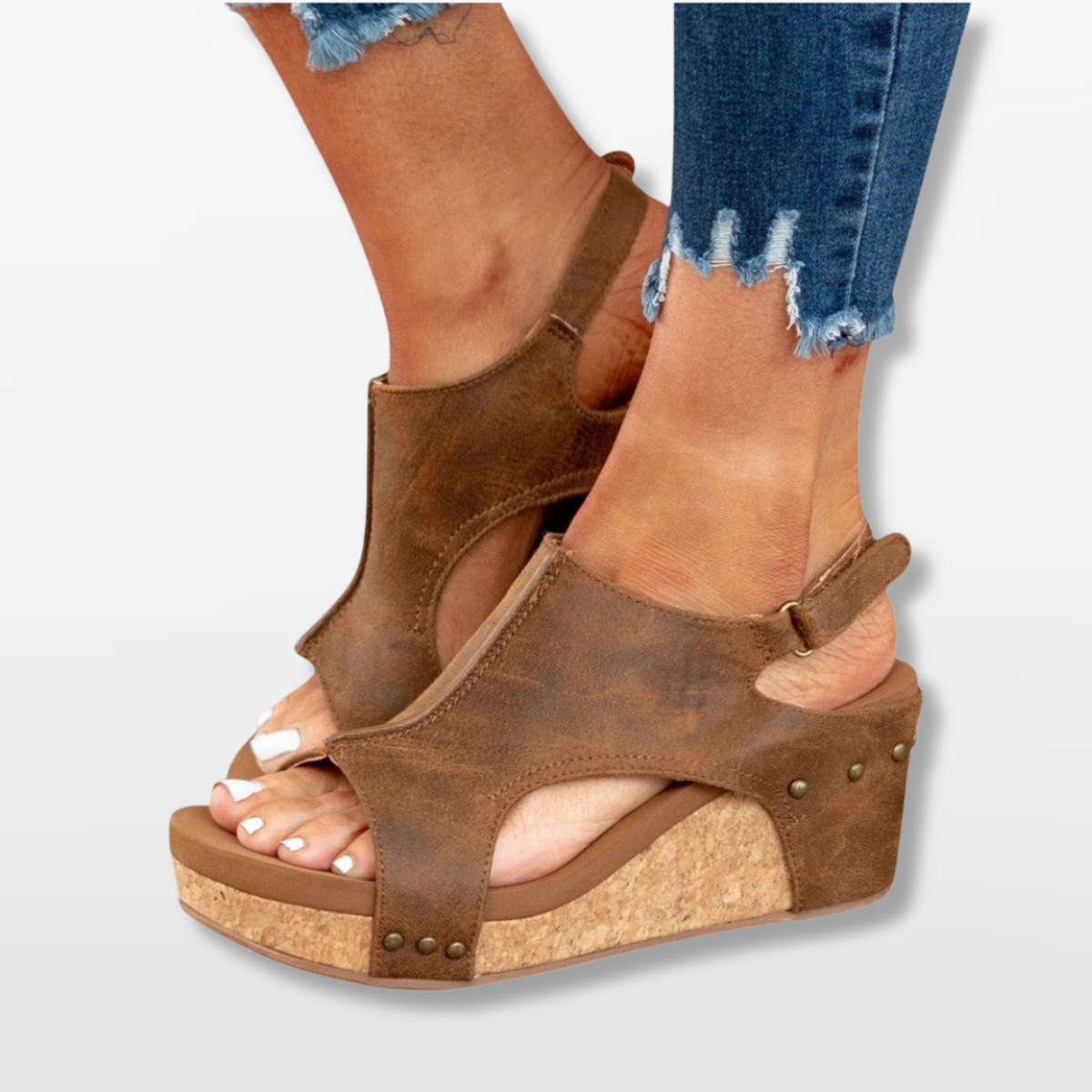 Women Casual Platform Slingback Sandals