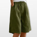 Women’s Wide Leg Shorts Elastic Waist