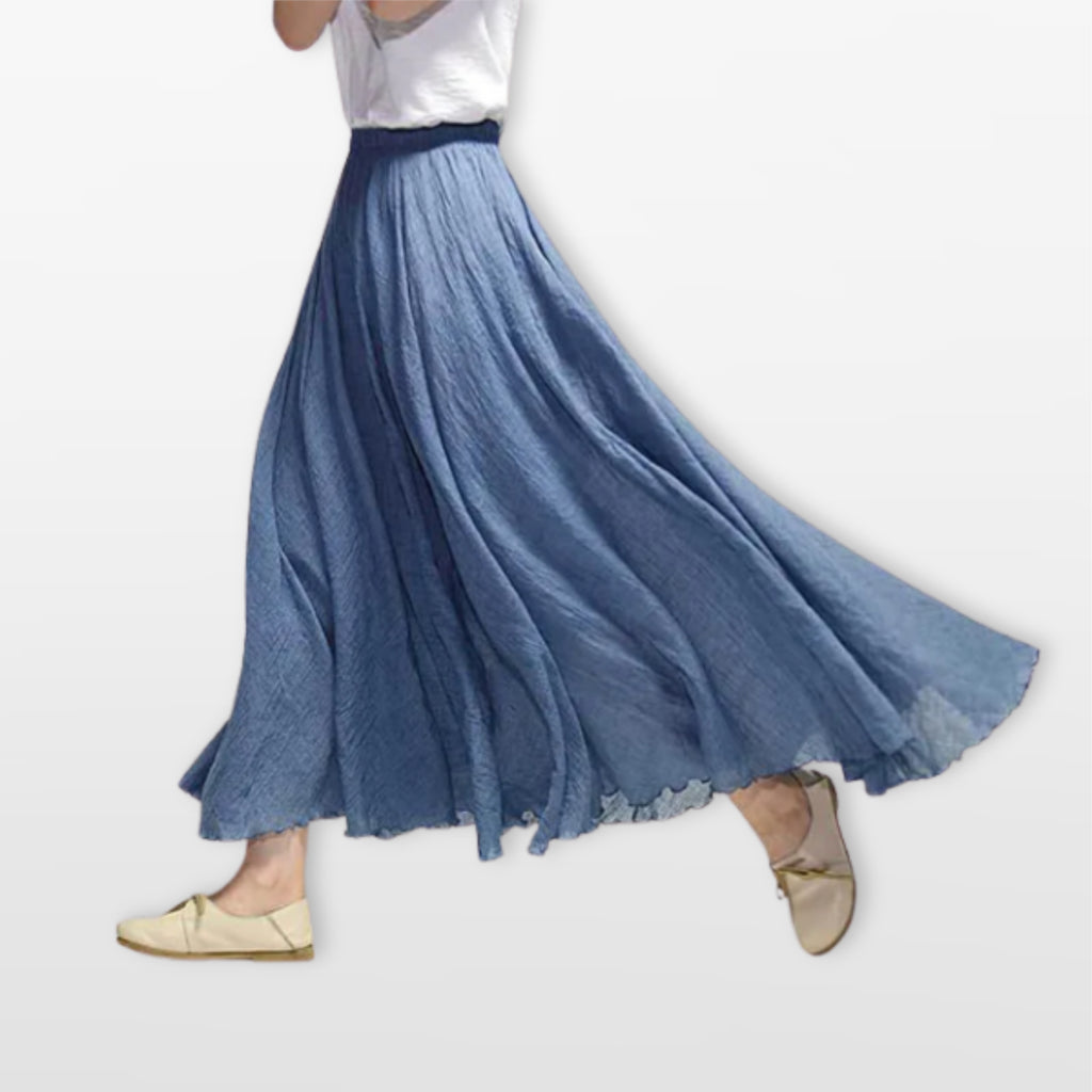 Women’s Flowing A-Line Maxi Skirt