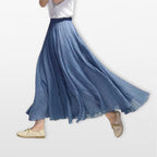 Women’s Flowing A-Line Maxi Skirt