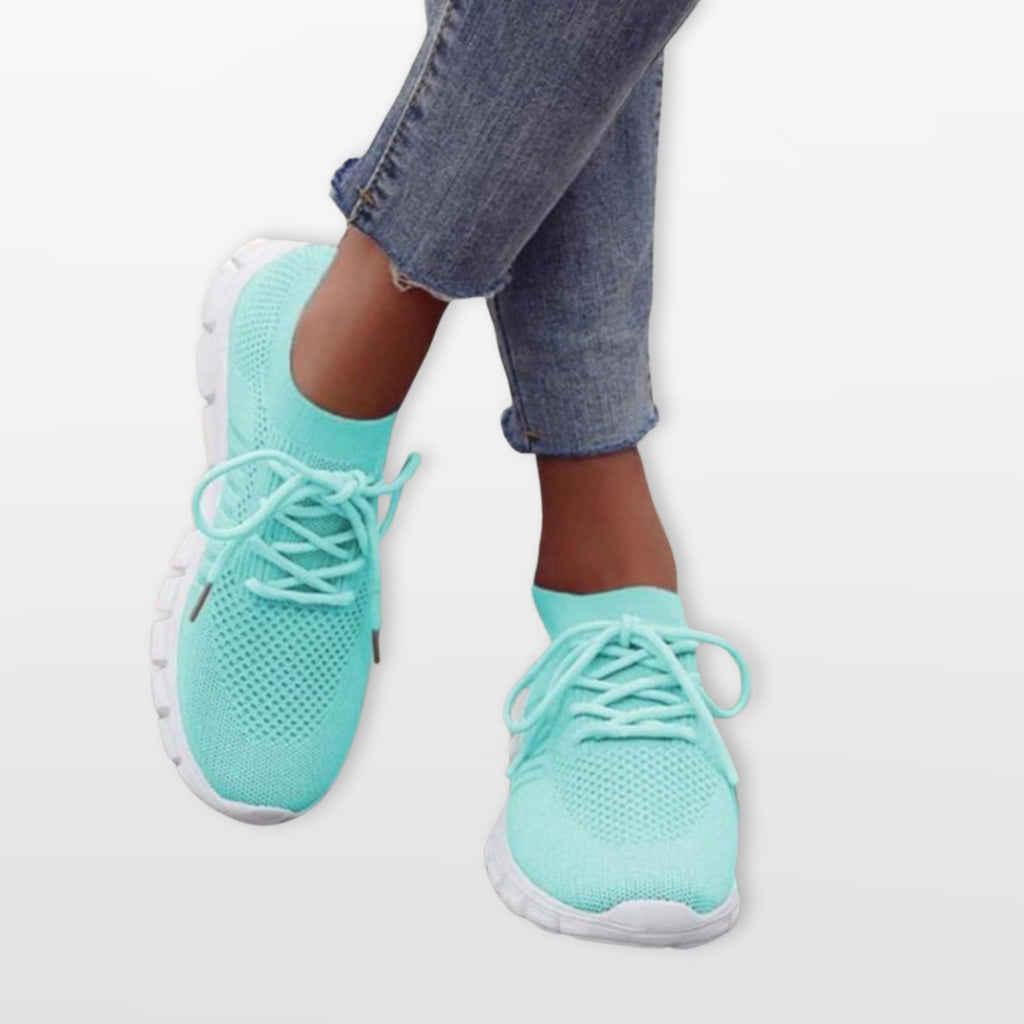 Women’s Knit Sneakers Breathable Mesh Shoes