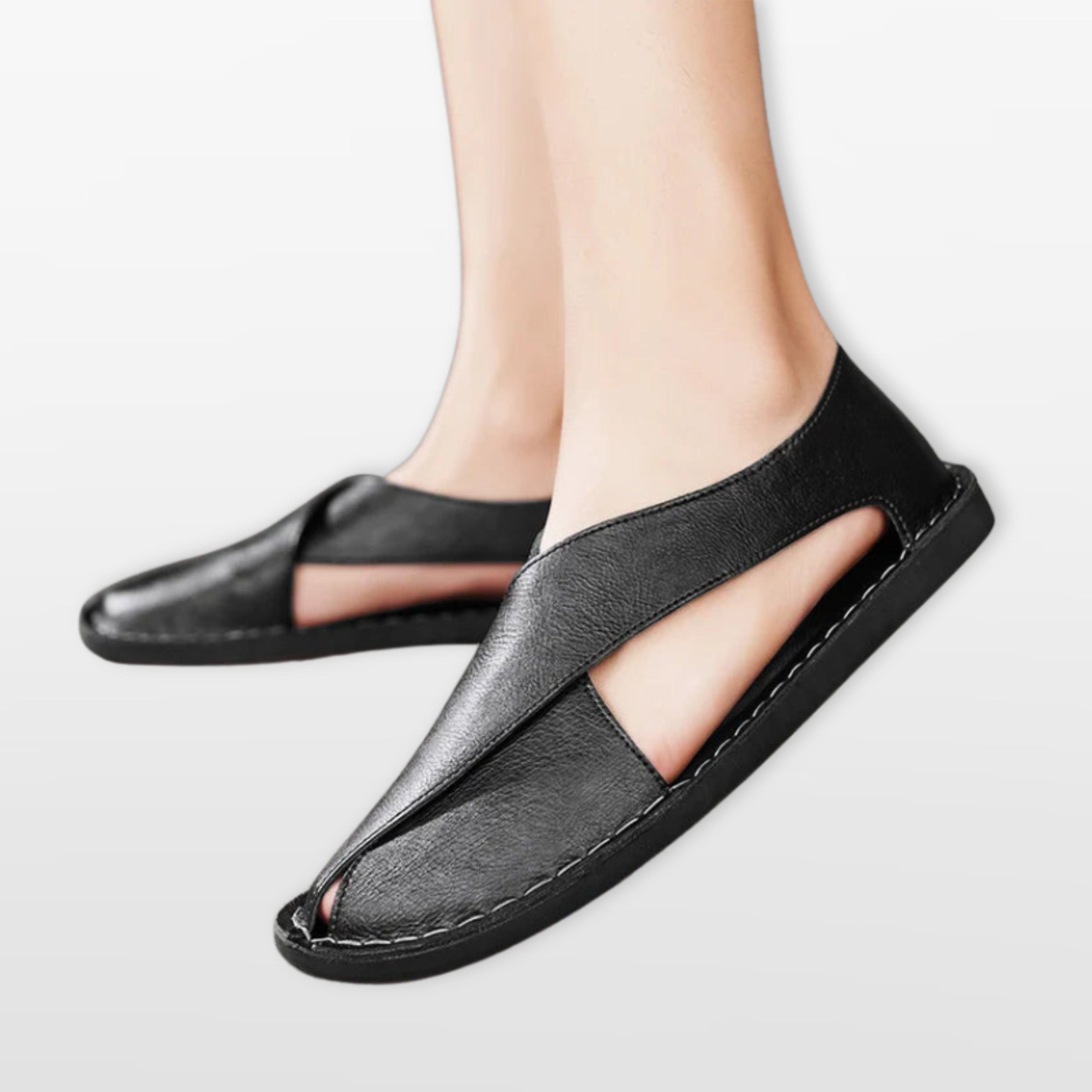 Men’s Slip-On Sandals Minimalist Casual Style