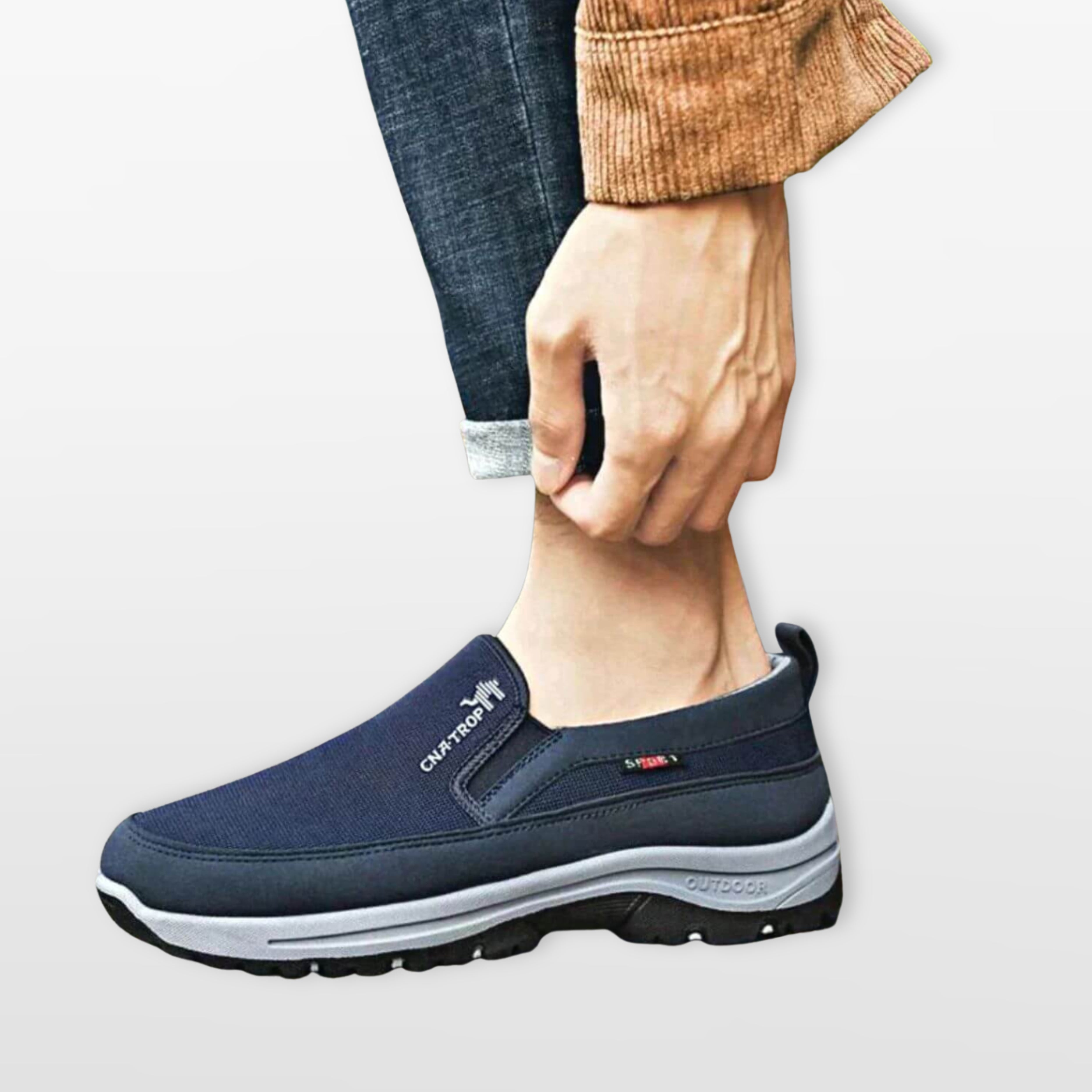 Men’s Orthopedic Slip On Shoes Outdoor Grip