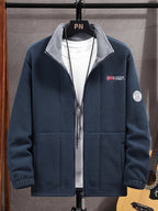 Men’s Full-Zip Stand Collar Jacket