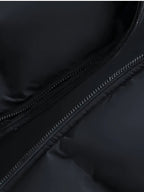 Men’s Hooded Puffer Jacket with Zip Front