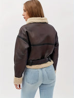 Women’s Cropped Aviator Jacket
