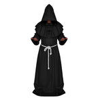 Unisex Halloween Hooded Monk Costume Robe