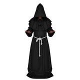 Unisex Halloween Hooded Monk Costume Robe