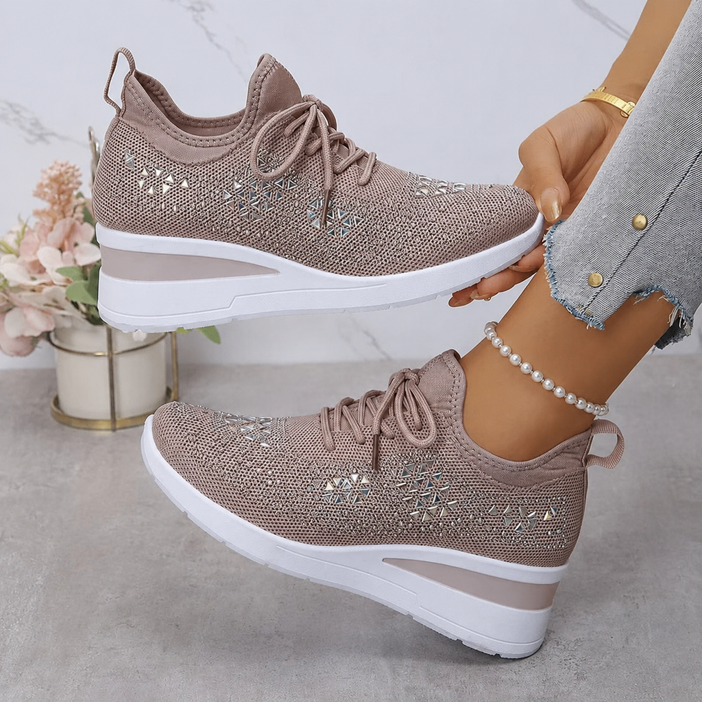 Women’s Embellished Wedge Sneakers